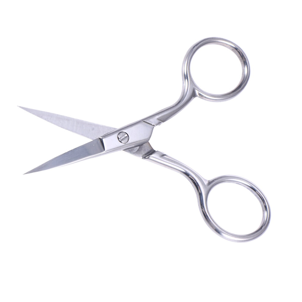 Eyebrow Scissors Stainless Steel Curved Blade
