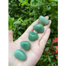 Green Aventurine tumbled stones 0.8-1.25 inch