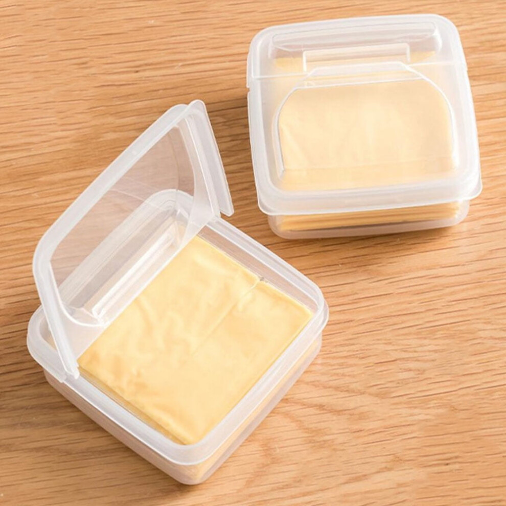 Plastic Stackable Cheese Storage Containers 2 Pack
