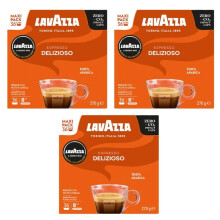 Lavazza A Modo Mio Delizioso Coffee Pods x36 (Pack of 3, Total 108 Pods) - 100% Arabica Coffee
