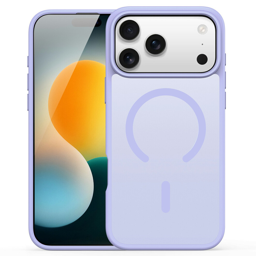 (Light ) Dux Ducis Yind Series For Iphone 17 Pro Case Tpu + Pc Matte Phone Cover Compatible With Magsafe Purple 6914299786894