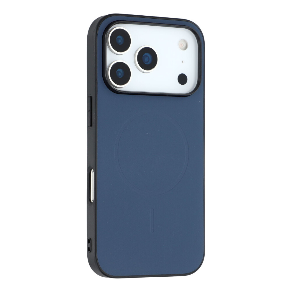 (Blue) X-Level For Iphone 17 Pro Case Compatible With Magsafe Pc + Tpu + Pu Phone Back Cover Blue 6914290251520
