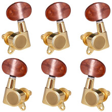 Electric Acoustic Guitar Tuning Pegs 3L+3R Fully Enclosed