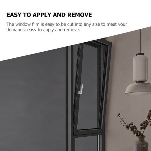 Blackout window film for privacy and sun blocking 2