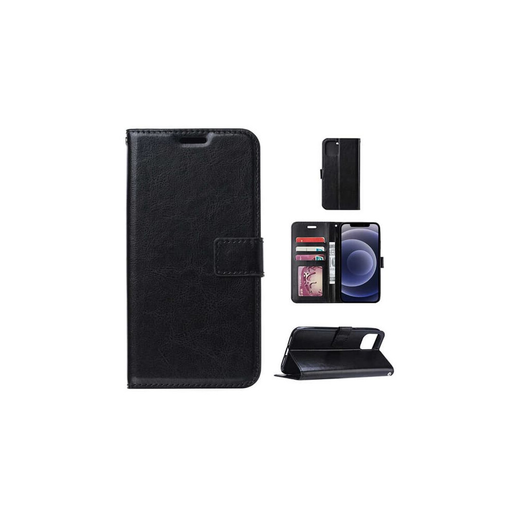 Iphone 12 Mini Wallet Case Leather Black 962125211726