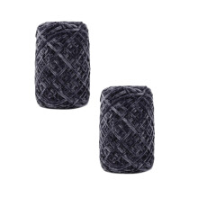 Gold Velvet Yarn for Crocheting and Knitting 100g 2PCS