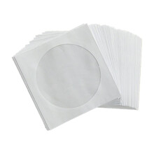 Apooke paper envelopes with transparent flap 100 pcs