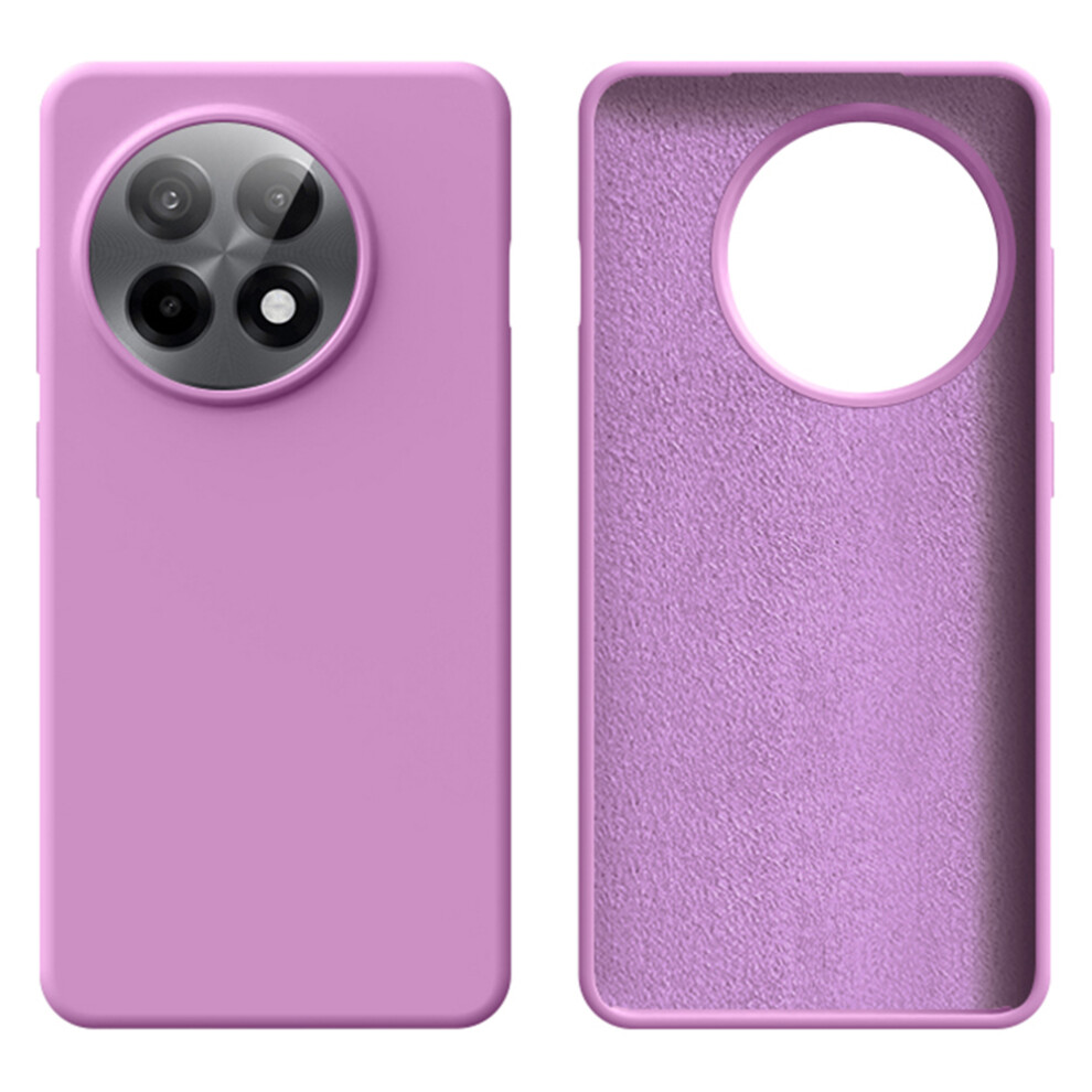 (Purple) For Oneplus Ace 5 5G / Ace 5 Pro 5G Case Skin-Friendly Liquid Silicone + Pc Phone Cover Purple 6914296570830