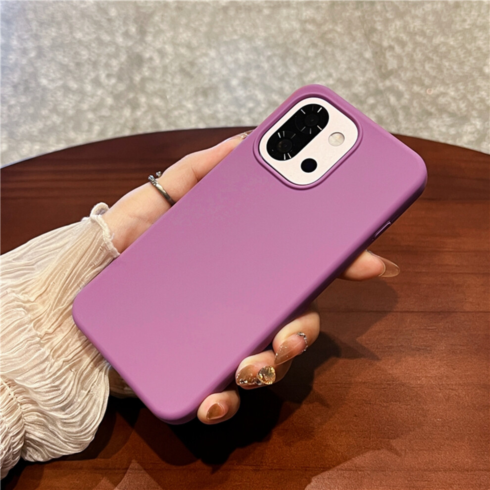 (Purple) For Oneplus 13T 5G Case Skin-Friendly Liquid Silicone + Pc Phone Cover Purple 6914298233016