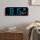 LED Clock with Temperature and Date Display 12/24H 5