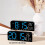 LED Clock with Temperature and Date Display 12/24H 2