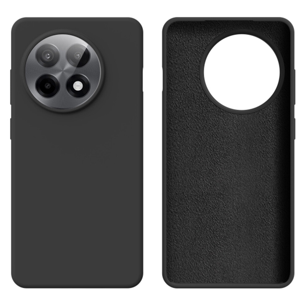 (Black) For Oneplus Ace 5 5G / Ace 5 Pro 5G Case Skin-Friendly Liquid Silicone + Pc Phone Cover Black 6914293257116