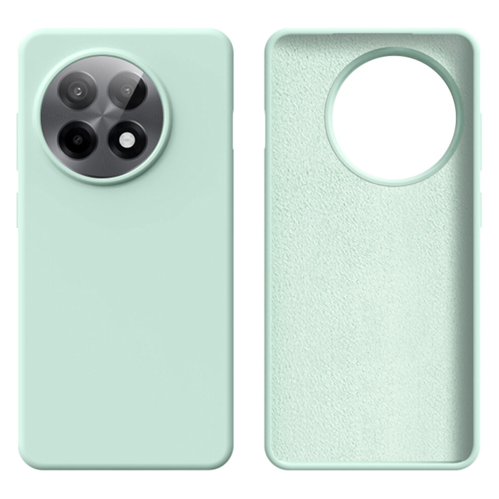 (Light ) For Oneplus Ace 5 5G / Ace 5 Pro 5G Case Skin-Friendly Liquid Silicone + Pc Phone Cover Green 6914290716807