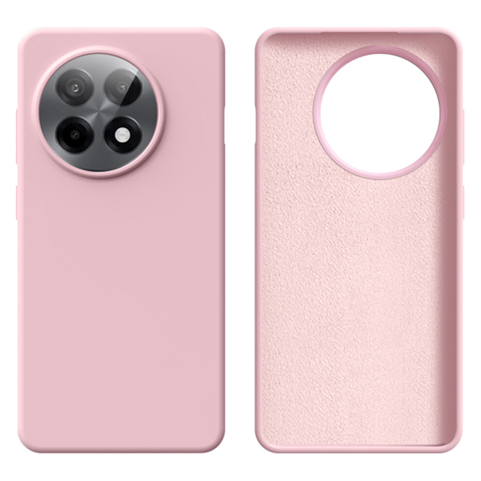(Pink) For Oneplus Ace 5 5G / Ace 5 Pro 5G Case Skin-Friendly Liquid Silicone + Pc Phone Cover Pink 6914299943396