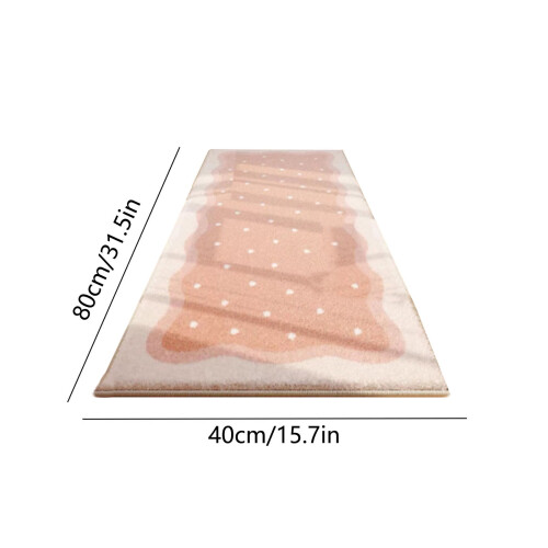 Soft bedroom rug flocking non-slip large size 2
