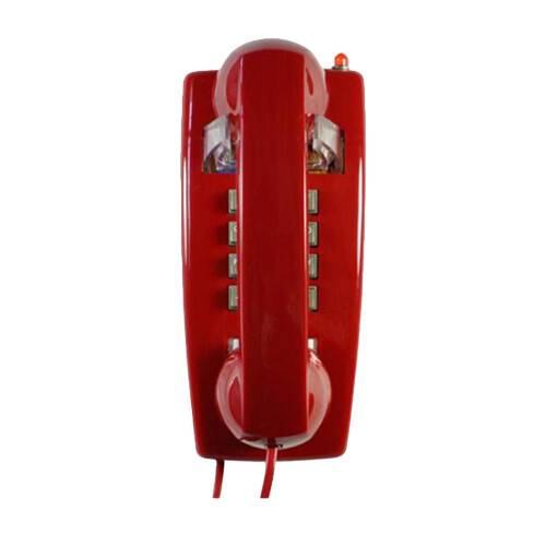 Corded wall telephone with indicator for home office