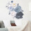 Wall Flower Sticker Peony Rose Decor Grey 4