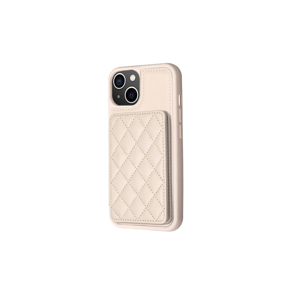 Skalo Iphone 15 Quilted Wallet Case Beige 962125216226