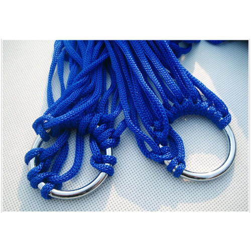 Portable Camping Hammock Nylon Mesh with Rope 2