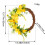 Spring Yellow Rose Wreath with Withered Branches 12-inch 5