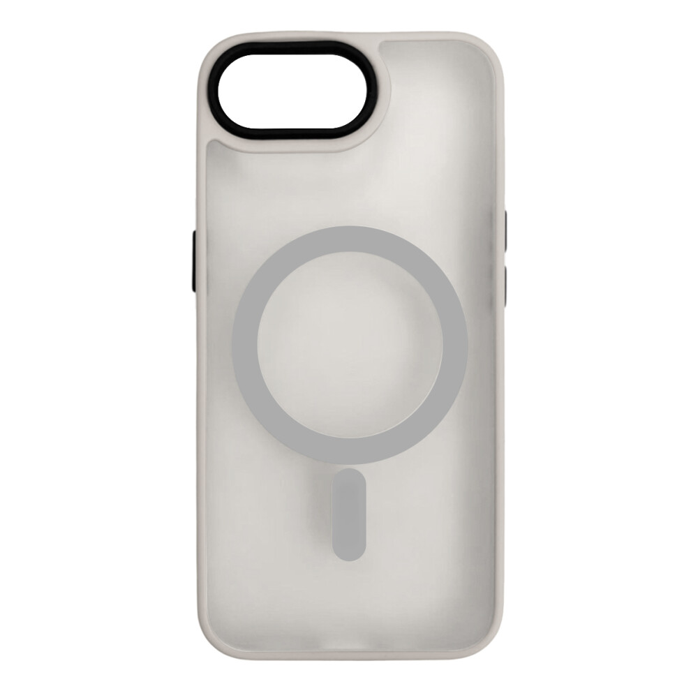 (Titanium ) For Iphone 17E / 16E Case Compatible With Magsafe Skin-Touch Pc + Tpu Phone Cover Grey 6914296723632