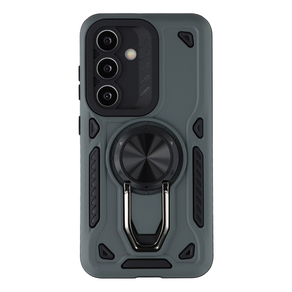 (Grey) For Samsung Galaxy S25 / S24 Case With Kickstand Shockproof Tpu + Pc Phone Back Cover Grey 6914298384305