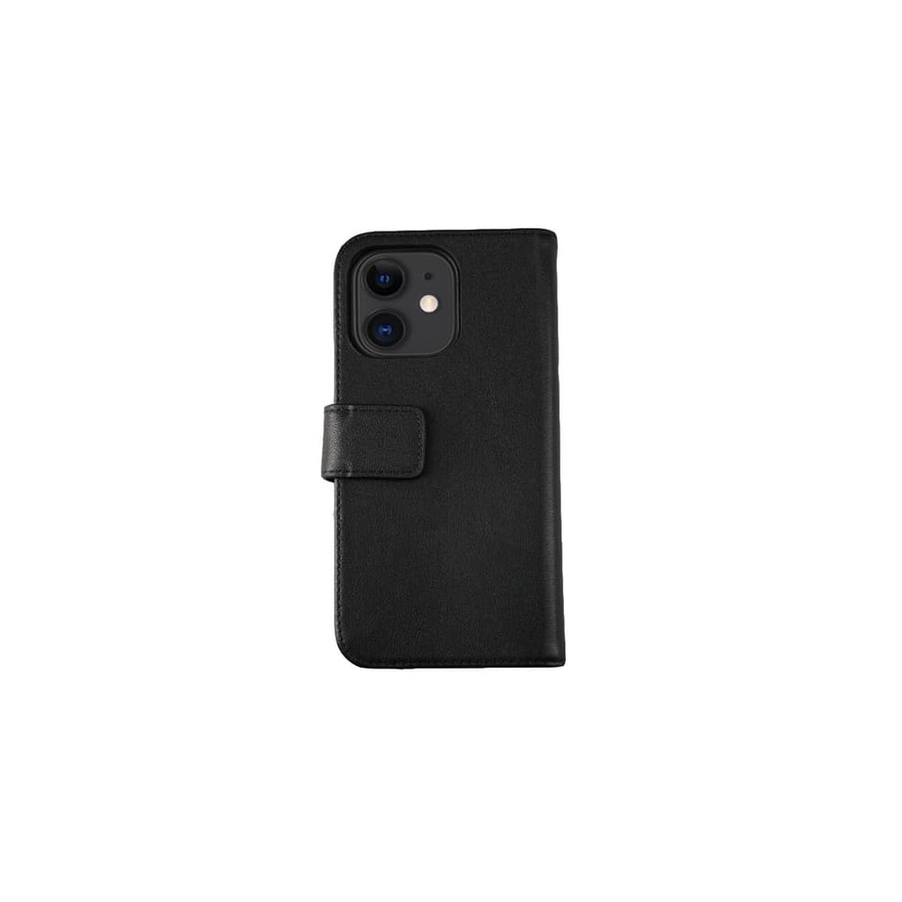 Iphone 12 Mini Leather Wallet Case - Black 962125211672