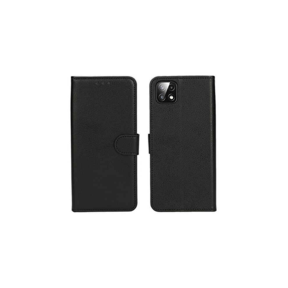 Samsung Galaxy A22 5G Wallet Case With Stand - Black 962125194463