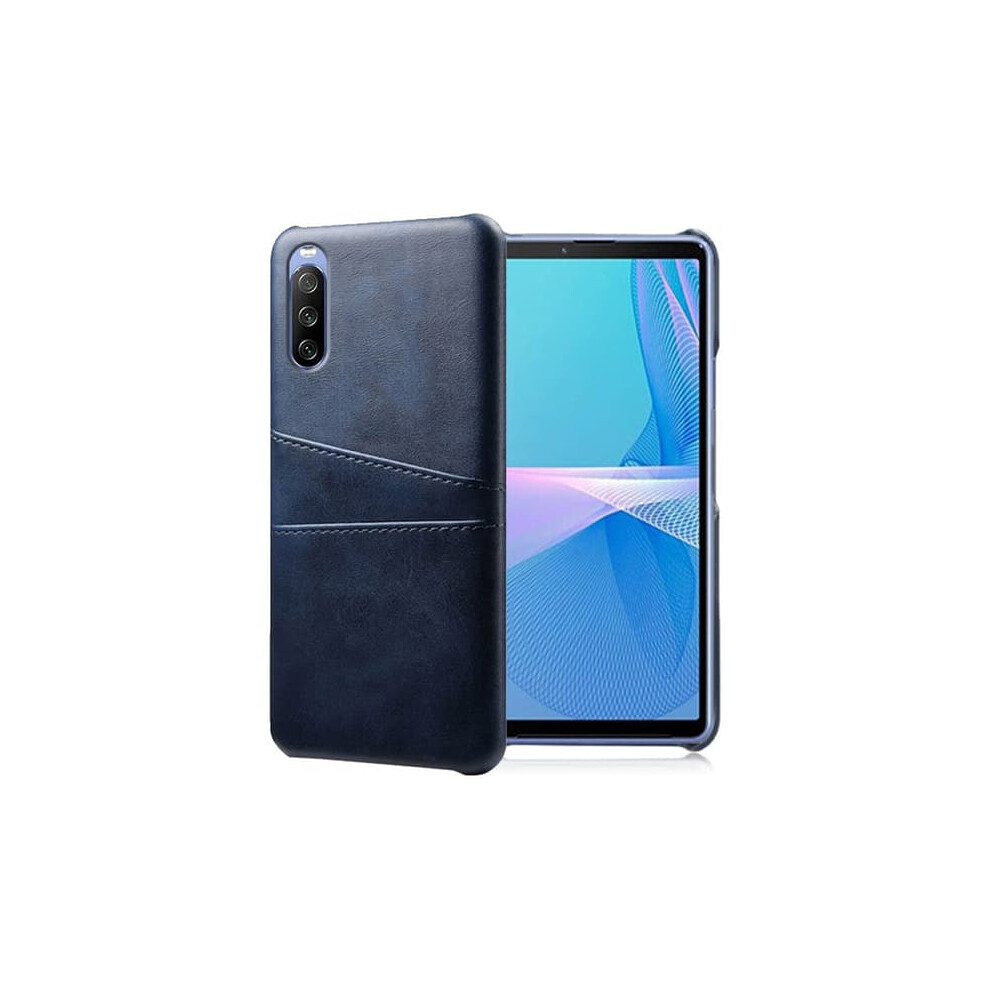 Sony Xperia 10 Iii Case With Card Holder Blue 962125214659