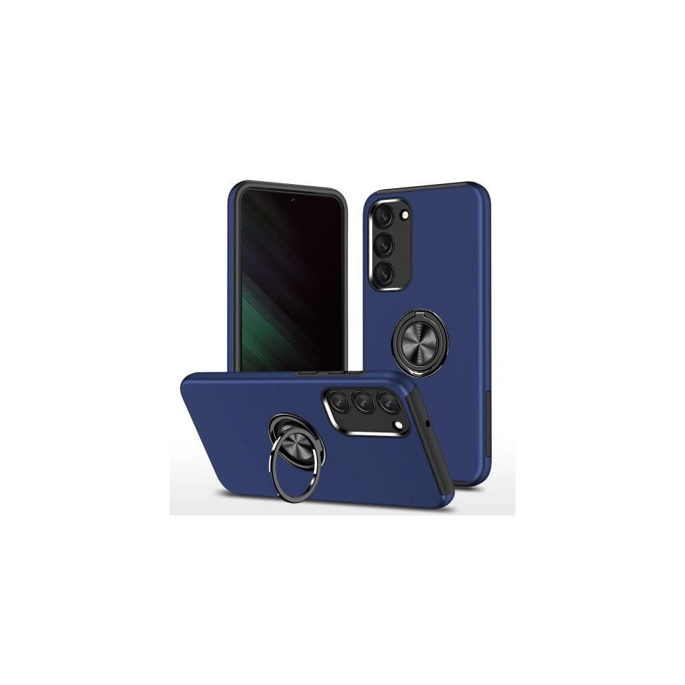 Samsung Galaxy S23+ Hybrid Case With Finger Ring Blue 962125195422