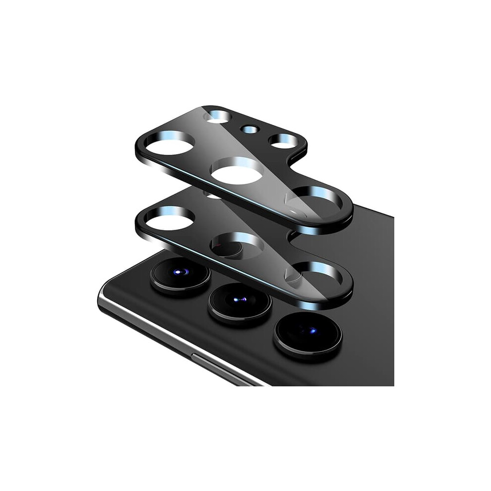 Tempered Glass Lens Protector For Samsung S23 Ultra Black 962125204827
