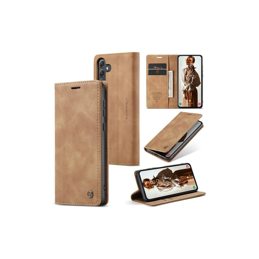 Caseme Wallet Case For Samsung Galaxy A35 5G Brown 962125204223