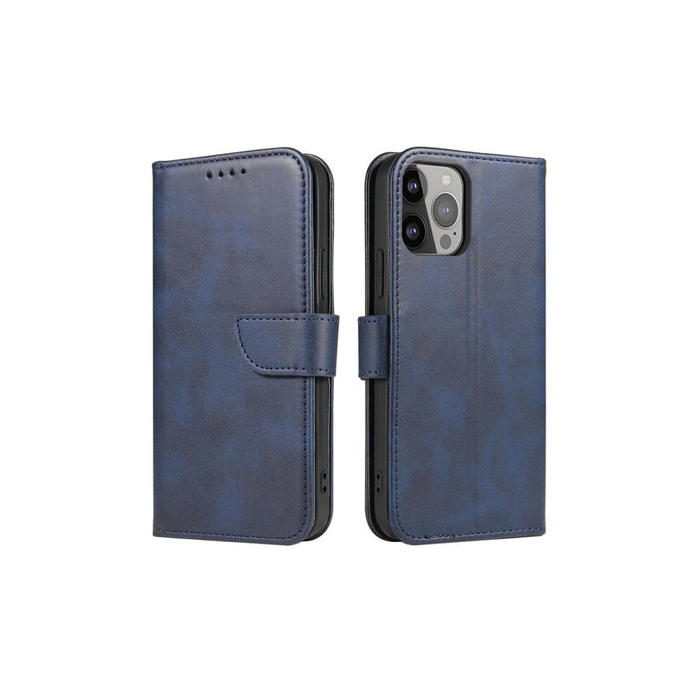 Iphone 15 Wallet Case With Magnetic Stand Blue 962125216752