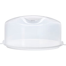 Portable cake stand white 1 piece