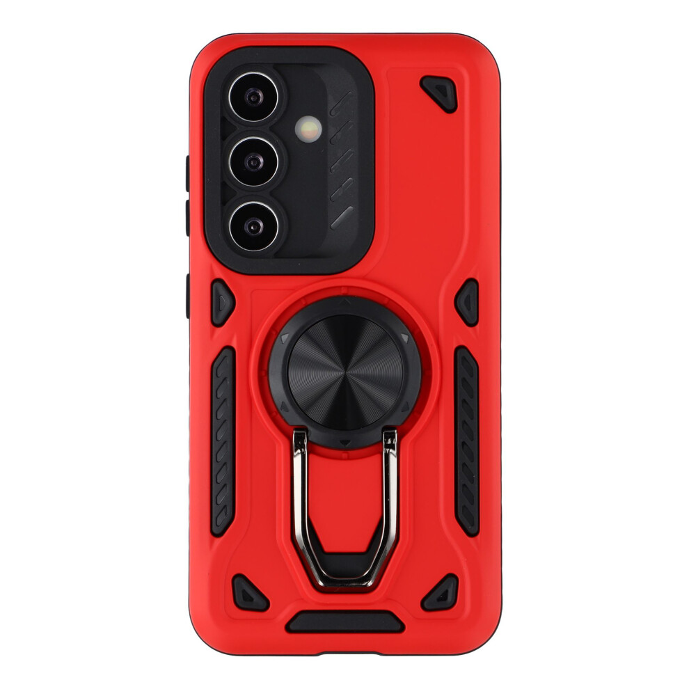 (Red) For Samsung Galaxy A26 5G Case With Kickstand Shockproof Tpu + Pc Phone Back Cover Red 6914292582158