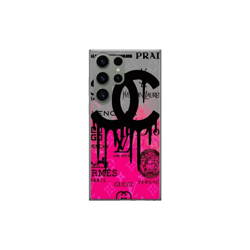 Samsung Galaxy S23 Ultra Transparent Case Pink 962125205541