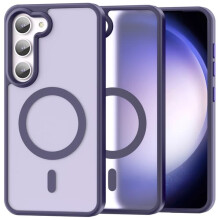 Capa ColorPop compatível com Samsung Galaxy S23 Plus CH MagSafe roxa fosca