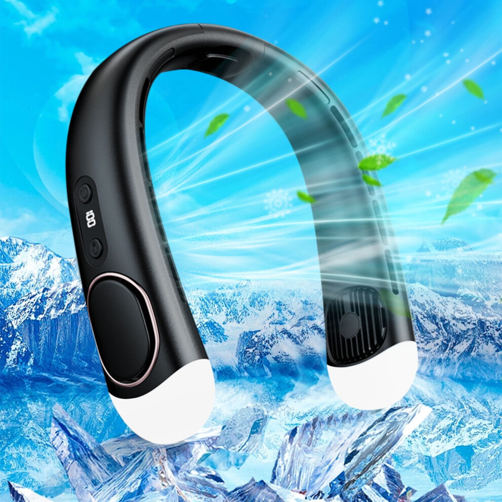 Oyigu Portable Neck Fan Quiet Small Leafless Cooling Fan 975221898098