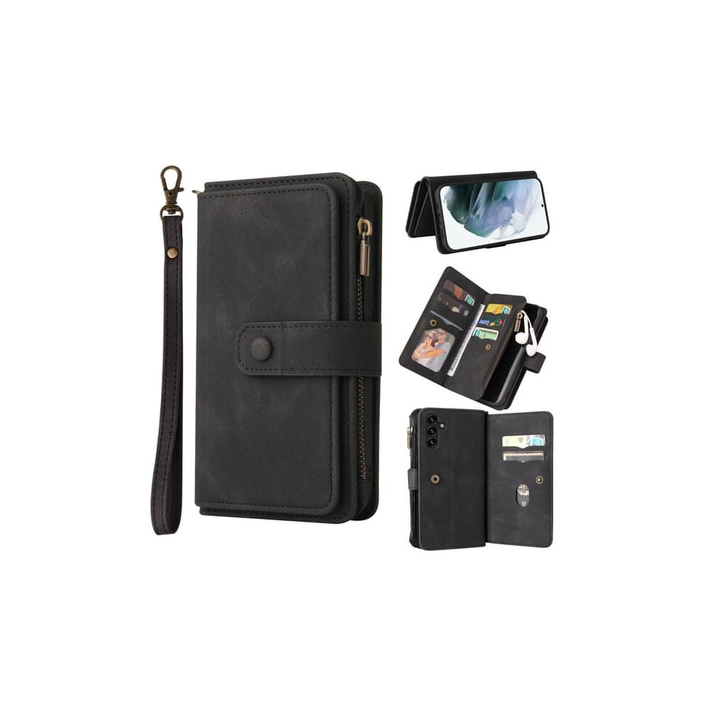 Skalo Samsung A13 5G Wallet Case 17-Compartment Black 962125196382