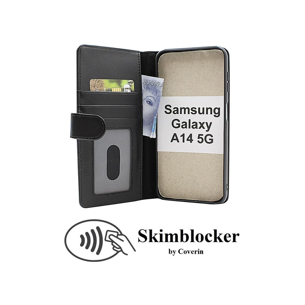 Skimblocker Wallet Case For Samsung Galaxy A14 5G 962125203547