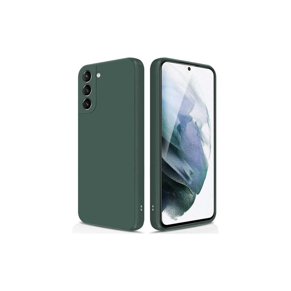 Samsung S23 Matte Rubber Case With Camera Protection Green 962125197372