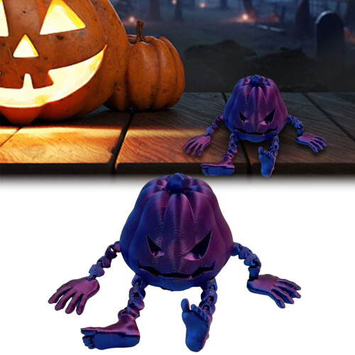 Halloween-gresskarpynt3D-printet lysende regnbue1 1