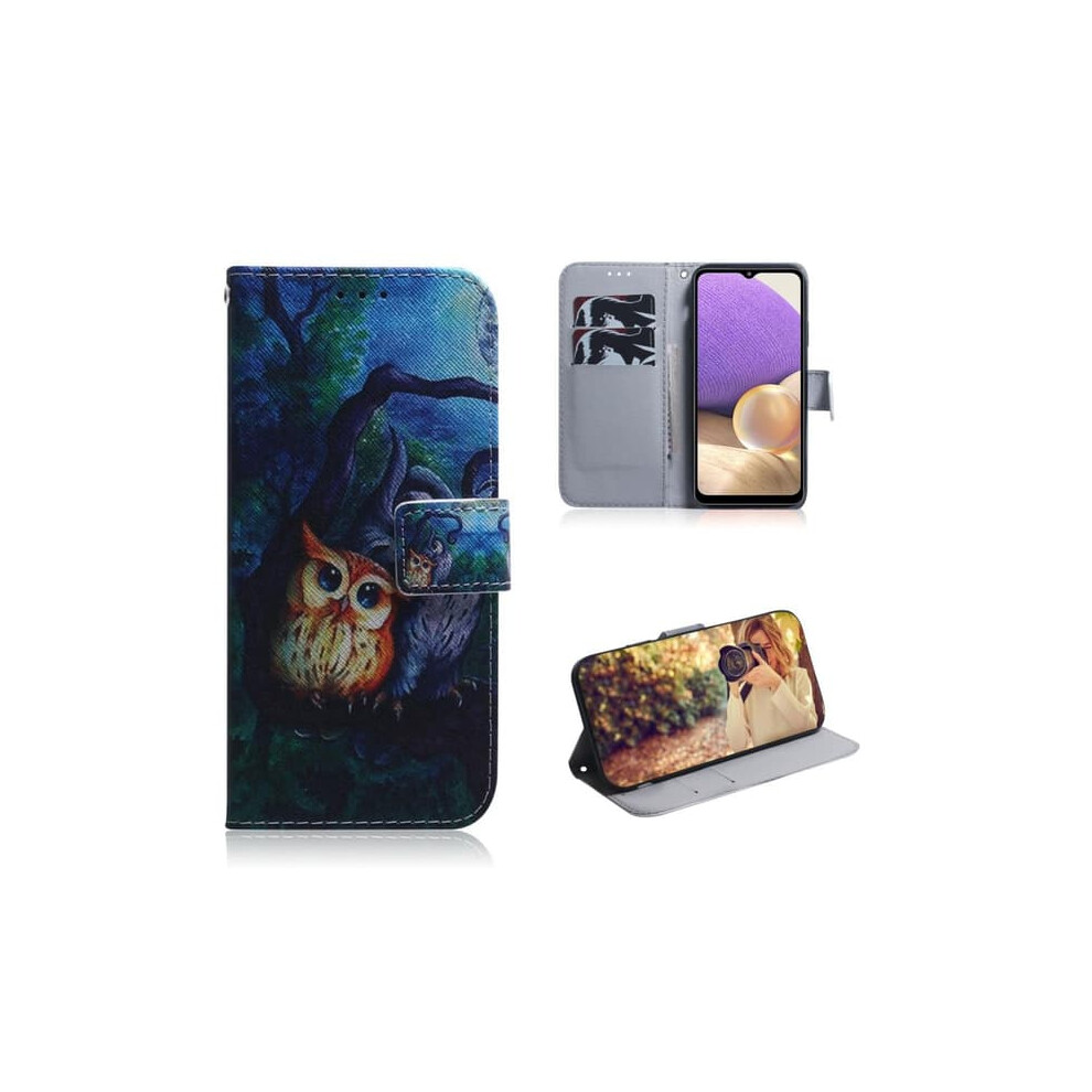 Wallet Case For Samsung Galaxy A53 Owl Design 962125207798