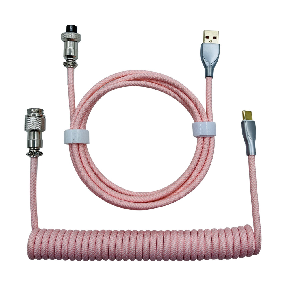 Usb-C To Usb-A Coiled Cable For Mechanical Keyboard 1.5M 975221901446