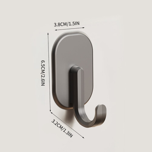 Heavy-Duty Magnetic Hooks Rust-Resistant 1.5x2.6x1.3 In 2