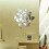 Modern Mirror-Style Removable Wall Sticker Silver 2