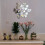 Modern Mirror-Style Removable Wall Sticker Silver 5