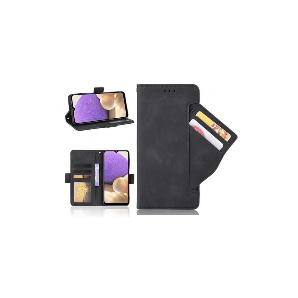 Samsung A54 5G Wallet Case Pu Leather 6-Compartment Black 962125203844
