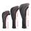 Apooke golf club head covers for woods 3-pack 3