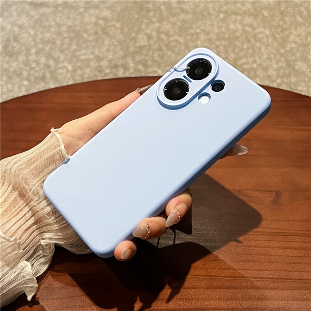 (Baby ) For Vivo S30 5G Case Precise Cutouts Liquid Silicone + Pc Shockproof Phone Cover Blue 6914297349534